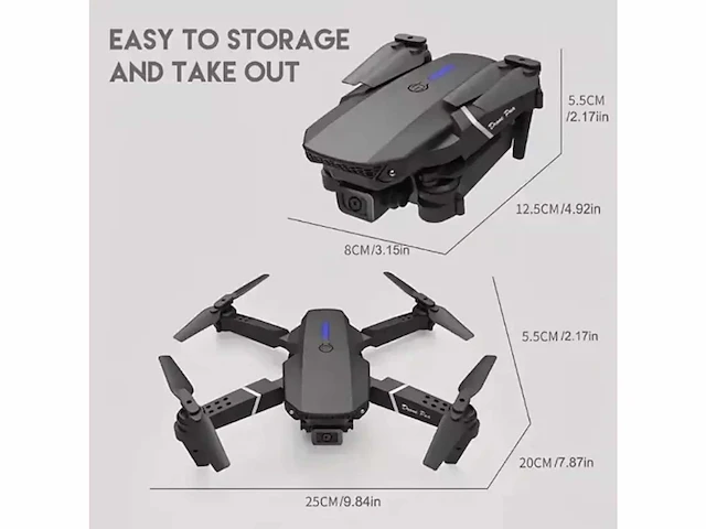 4k double camera drone (4x) - afbeelding 4 van  6