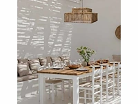 4shine - zenon - vierkante jute hanglamp - hanging lamp (2x) - afbeelding 1 van  1