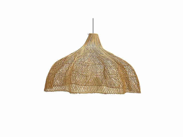 4shine kiki ronde rotan hanglamp - afbeelding 1 van  2