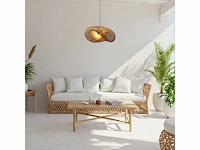 4shine sanso ronde bamboe hanging lamp - afbeelding 2 van  3