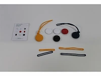 4smarts skytag slim set van 4 2x wit 1x zwart 1x rood - afbeelding 2 van  2