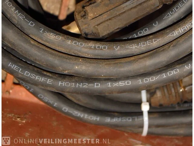 4st. laskabel met massaklem, plus 2 losse massaklemmen weldsafe - afbeelding 2 van  3