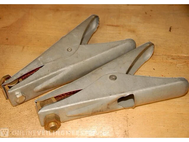 4st. laskabel met massaklem, plus 2 losse massaklemmen weldsafe - afbeelding 3 van  3