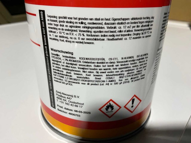 4tecx, frencken loodvrije menie en sealer voor plaatmateriaal (9x) - afbeelding 2 van  5