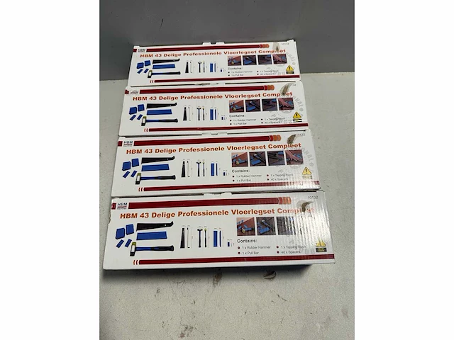 4x 43 delige vloerlegset - afbeelding 1 van  1