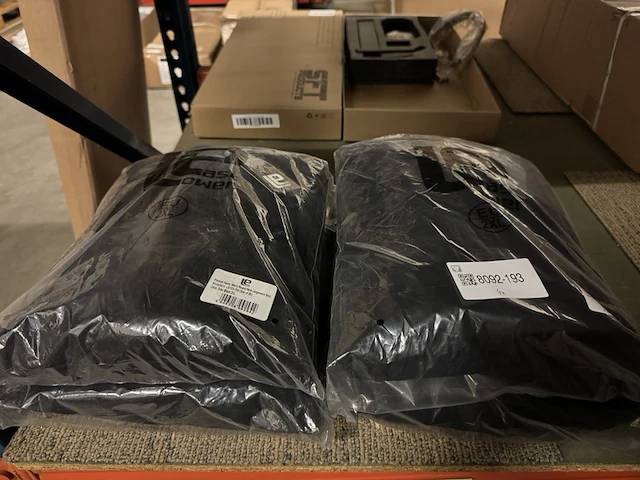 4x 5-pak heren shirt met lange mouwen maat 2xl lower east, zwart - afbeelding 3 van  4