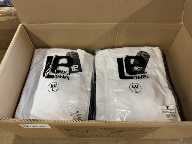 4x 5-pak heren shirt met lange mouwen maat l lower east - afbeelding 2 van  2