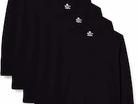 4x 5-pak heren shirt met lange mouwen maat xl lower east, zwart - afbeelding 1 van  4