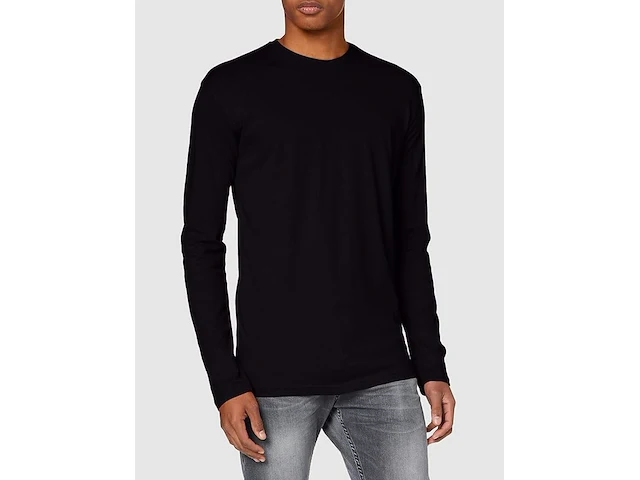 4x 5-pak heren shirt met lange mouwen maat xl lower east, zwart - afbeelding 2 van  4