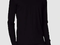 4x 5-pak heren shirt met lange mouwen maat xl lower east, zwart - afbeelding 2 van  4