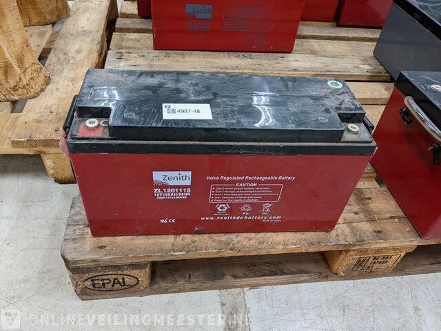 4x accu zenith, zl1201115 - afbeelding 3 van  4