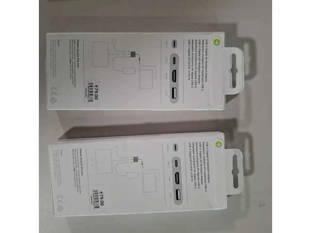 4x adapter, apple, o.a. usb-c to digital av - afbeelding 5 van  5