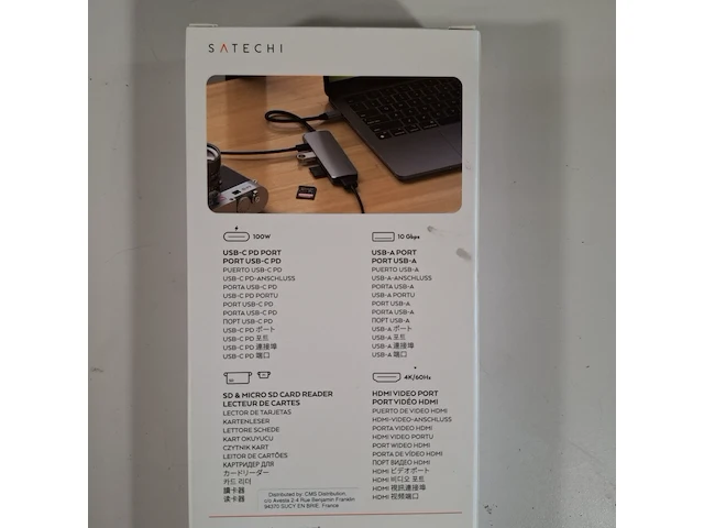 4x adapter, satechi, multiport pro v2, 2024 - afbeelding 4 van  5