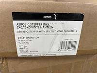 4x aerobic stepper met halters zoomyo - afbeelding 3 van  3