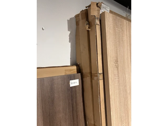 4x afdekbladen badmeubel, eiken - afbeelding 2 van  2