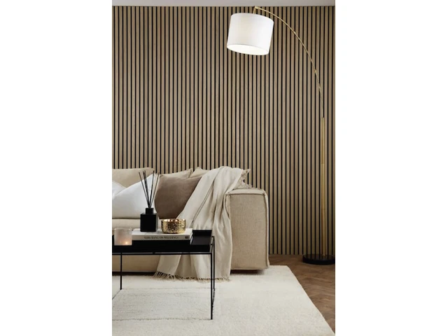 4x akoestisch wandpaneel esdoorn licht hout 270x60 - afbeelding 2 van  2