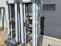 4x aluminium kozijn met kiepraam, zwartgrijs (mat) - afbeelding 4 van  13