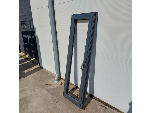 4x aluminium kozijn met kiepraam, zwartgrijs (mat) - afbeelding 5 van  12