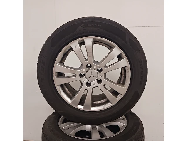 4x aluminium velg met winterband voor mercedes e, goodride, snowmaster sw608 - 225/55 r 16 - afbeelding 11 van  13