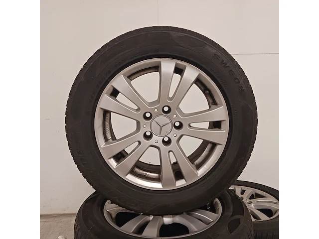 4x aluminium velg met winterband voor mercedes e, goodride, snowmaster sw608 - 225/55 r 16 - afbeelding 12 van  13