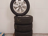 4x aluminium velg met winterband voor mercedes ml/gle, michelin, latitude alpin - 255/55 r 18 105h - afbeelding 1 van  13