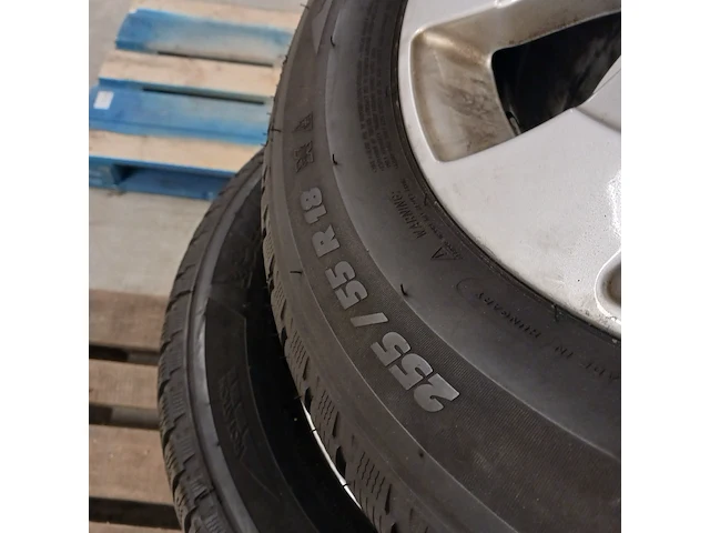 4x aluminium velg met winterband voor mercedes ml/gle, michelin, latitude alpin - 255/55 r 18 105h - afbeelding 10 van  13