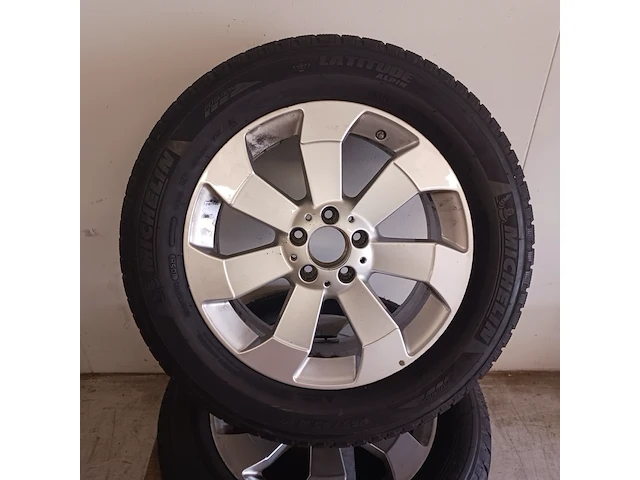 4x aluminium velg met winterband voor mercedes ml/gle, michelin, latitude alpin - 255/55 r 18 105h - afbeelding 12 van  13