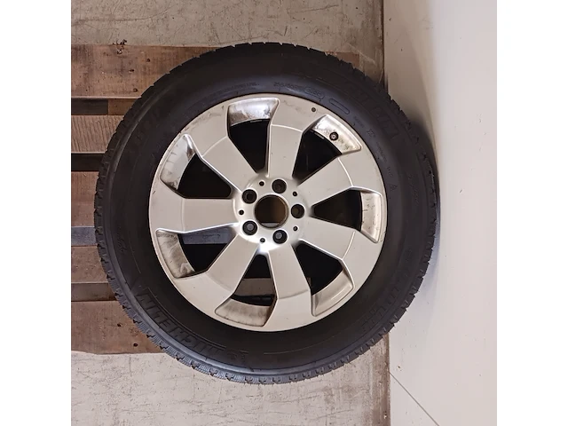 4x aluminium velg met winterband voor mercedes ml/gle, michelin, latitude alpin - 255/55 r 18 105h - afbeelding 13 van  13