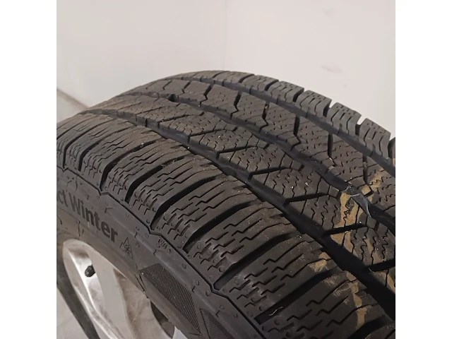 4x aluminium velg met winterband voor mercedes vito, continental, vancontact winter - 205/65 r 16c - afbeelding 2 van  12