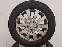 4x aluminium velg met winterband voor mercedes vito, continental, vancontact winter - 205/65 r 16c - afbeelding 3 van  12