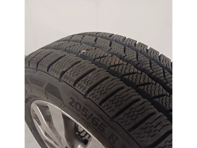 4x aluminium velg met winterband voor mercedes vito, continental, vancontact winter - 205/65 r 16c - afbeelding 4 van  12