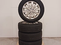 4x aluminium velg met winterband voor mercedes vito, continental, vancontact winter - 205/65 r 16c - afbeelding 1 van  12