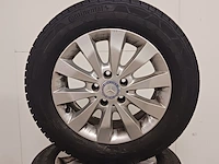 4x aluminium velg met winterband voor mercedes vito, continental, vancontact winter - 205/65 r 16c - afbeelding 5 van  12