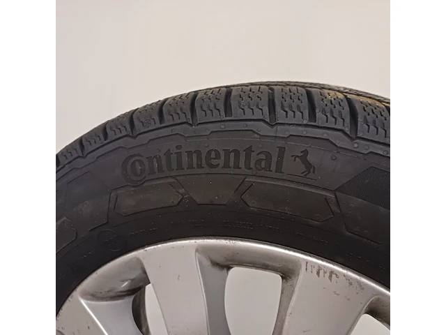 4x aluminium velg met winterband voor mercedes vito, continental, vancontact winter - 205/65 r 16c - afbeelding 7 van  12