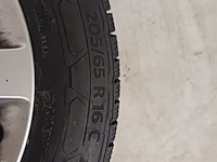 4x aluminium velg met winterband voor mercedes vito, continental, vancontact winter - 205/65 r 16c - afbeelding 9 van  12
