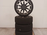 4x aluminium velg met winterband voor skoda, michelin, pilot alpin - 225/40 r 18 92v - afbeelding 1 van  12