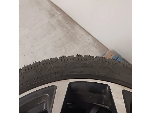 4x aluminium velg met winterband voor skoda, michelin, pilot alpin - 225/40 r 18 92v - afbeelding 7 van  12