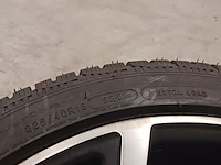 4x aluminium velg met winterband voor skoda, michelin, pilot alpin - 225/40 r 18 92v - afbeelding 8 van  12