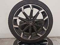 4x aluminium velg met winterband voor skoda, michelin, pilot alpin - 225/40 r 18 92v - afbeelding 10 van  12