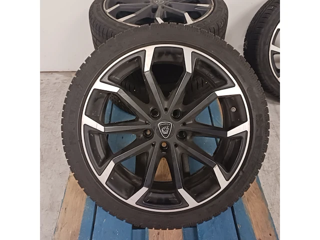 4x aluminium velg met winterband voor skoda, michelin, pilot alpin - 225/40 r 18 92v - afbeelding 11 van  12