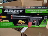 4x army shooting gun kogeltjes en nerf pijltjes - afbeelding 1 van  3