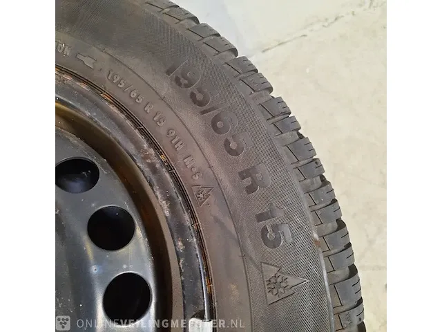 4x auto band op velg continental/volkswagen, conti winter contact - afbeelding 4 van  6