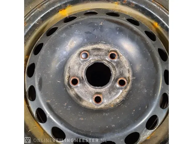 4x auto band op velg continental/volkswagen, conti winter contact - afbeelding 5 van  6