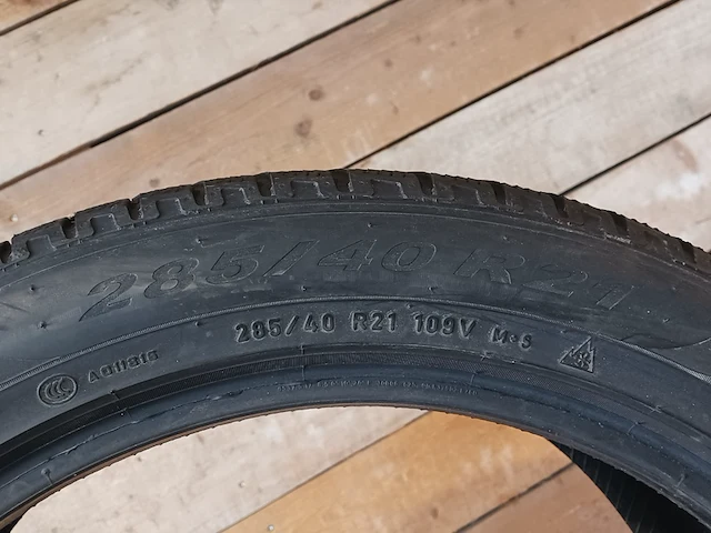 4x autobanden, pirelli, 285/40/zr21 p zero, zwart - afbeelding 5 van  9
