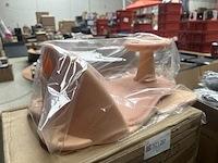 4x baby bad zitje met stuur roze - afbeelding 1 van  4