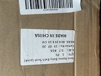 4x baby bad zitje met stuur roze - afbeelding 4 van  4