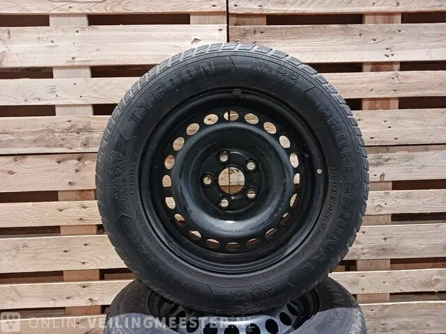 4x band met velg tyfoon professional winter, 215/65 r16 - afbeelding 3 van  9