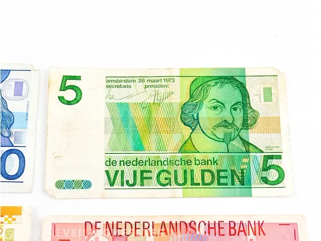4x bankbiljetten nederland 1968-1989 - afbeelding 3 van  6