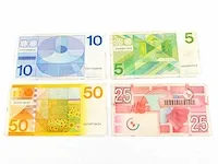 4x bankbiljetten nederland 1968-1989 - afbeelding 6 van  6
