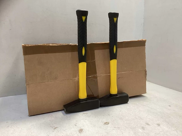 (4x) bankhamer - rubberen handvat - afbeelding 2 van  3
